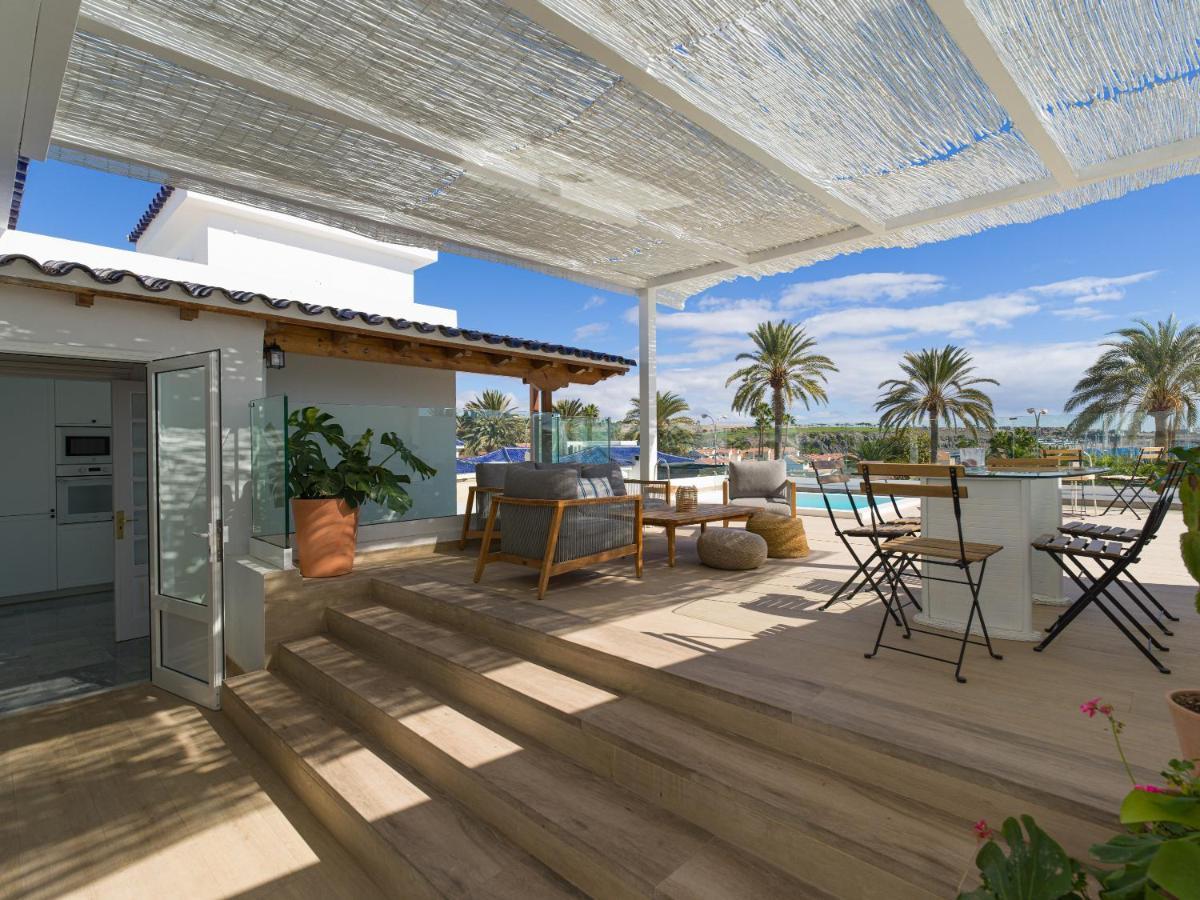 Pasitoblanco Porto Mare 45 Seaview Villa Private Heated Pool Pasito Blanco Eksteriør billede