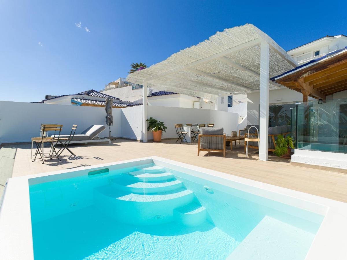 Pasitoblanco Porto Mare 45 Seaview Villa Private Heated Pool Pasito Blanco Eksteriør billede