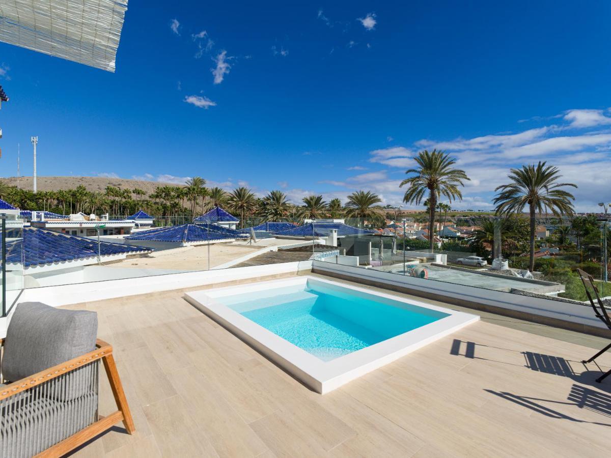 Pasitoblanco Porto Mare 45 Seaview Villa Private Heated Pool Pasito Blanco Eksteriør billede